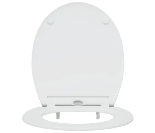 Ātra Atbrīvošana Tualetes Sēdeklis Ar Mīksto Aizvēršanu Duroplast Balts Vidaxl