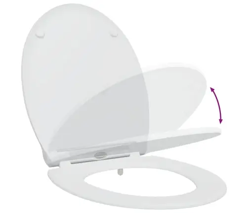 Ātra Atbrīvošana Tualetes Sēdeklis Ar Mīksto Aizvēršanu Duroplast Balts Vidaxl