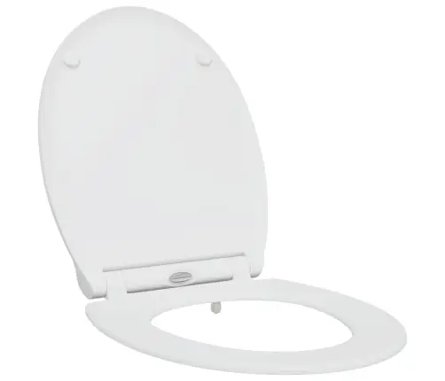 Ātra Atbrīvošana Tualetes Sēdeklis Ar Mīksto Aizvēršanu Duroplast Balts Vidaxl