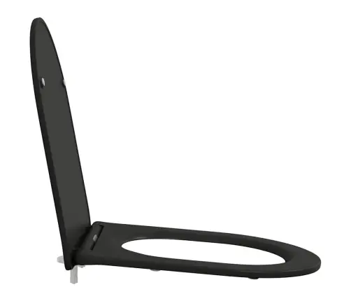 Ātri Atbrīvojams Tualetes Sēdeklis Ar Mīļu Aizvēršanu - Duroplast, Melns Vidaxl