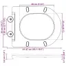 Ātra Izlaiduma Tualetes Vāks Ar Mīksto Aizvēršanu Duroplast Baltā Krāsā Vidaxl