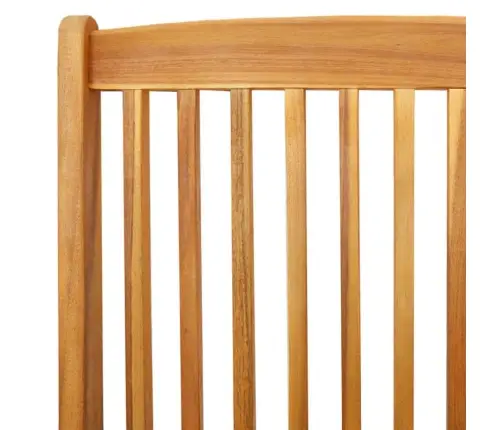 Sulankstoma Kėdė Su Pagalve 8 Pcs Balta 49 X 57.5 X 92Cm