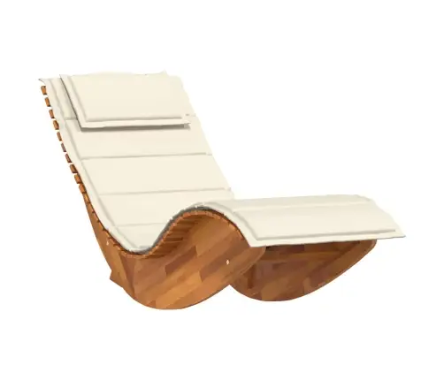 Saulės Gultas Su Pagalve 2-Asmuo 2 Pcs Ruda 60 X 154 X 74 Cm