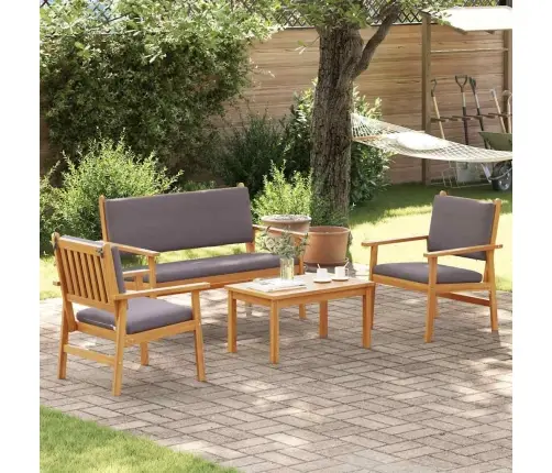 Aia Diivanikomplekt 4 Pcs Pruun 120 X 65,5 X 79 Cm