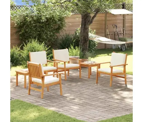 Aia Diivanikomplekt Padjaga 6 Pcs Pruun Akaatsiapuit