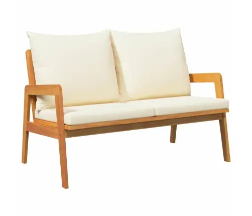 Bistro Komplekts Ar Spilvenu 5 Pcs Brūna 114,5 X 70,5 X 71 Cm Vidaxl