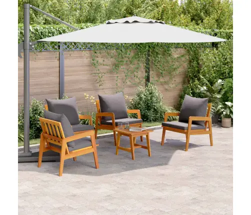 Bistrokomplekt Padjaga 5 Pcs Pruun Tugev Akatsiapuu