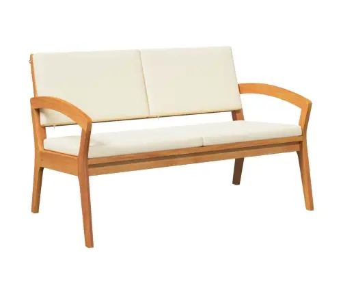 4 Daļu Bistro Komplekts Ar Spilveniem No Cietā Akācijas Koka Vidaxl