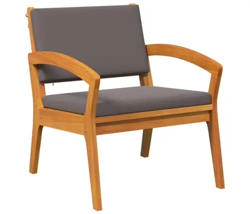 5 Daļu Bistro Komplekts Ar Spilveniem - Masīvkoks Akācijas Vidaxl