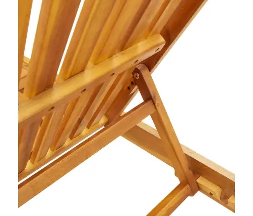 Sauļošanās Krēsls 2 Pcs Brūna 40 X 40 X 40Cm Akācijas Masīvkoks Vidaxl