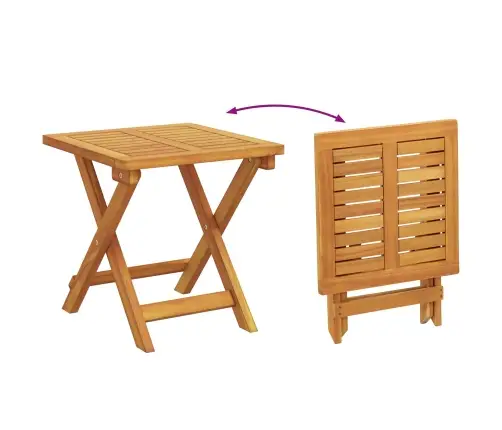 Sauļošanās Krēsls 2 Pcs Brūna 40 X 40 X 40Cm Akācijas Masīvkoks Vidaxl