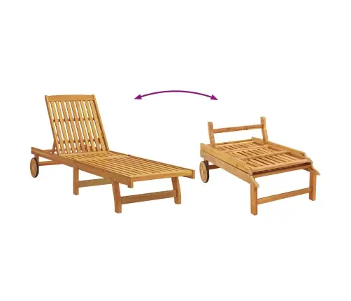 Sauļošanās Krēsls 2 Pcs Brūna 40 X 40 X 40Cm Akācijas Masīvkoks Vidaxl