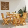 Sodo Kėdė 6 Pcs Ruda 36 X 46 X 86Cm Akacijos Medienos Masyvas Sodo Kėdė 6 Pcs Ruda 36 X 46 X 86Cm Akacijos Medienos Masyvas