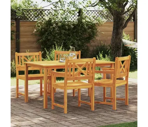 Dārza Krēsli 4 Gabali 56X55.5X90 Cm No Cieta Akācijas Koka Vidaxl
