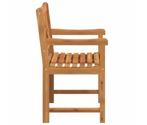 Sodo Kėdė 6 Pcs Ruda 56 X 56 X 90 Cm Akacijos Medienos Masyvas