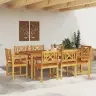 Dārza Krēsli 8 Gabali 56X55.5X90 Cm Ciets Akācijas Koks Vidaxl