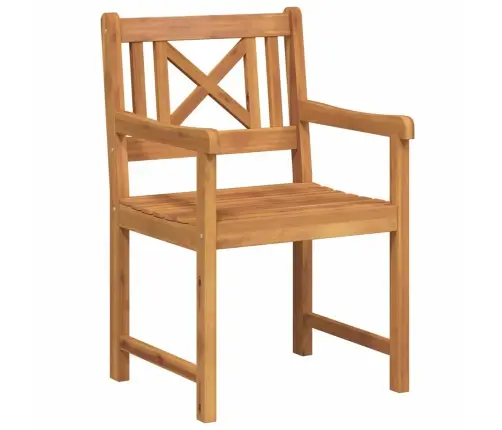 Dārza Krēsli 8 Gabali 56X55.5X90 Cm Ciets Akācijas Koks Vidaxl