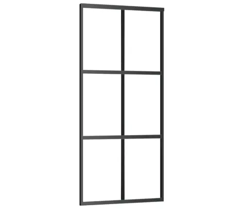 Bīdāmās Durvis Ar Stiprinājumiem, Stikls, Alumīnijs, 90X205 Cm Vidaxl