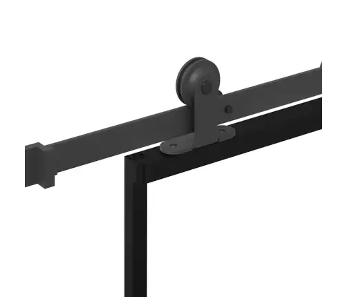 Bīdāmās Durvis Ar Stiprinājumiem, Stikls, Alumīnijs, 76X205 Cm Vidaxl