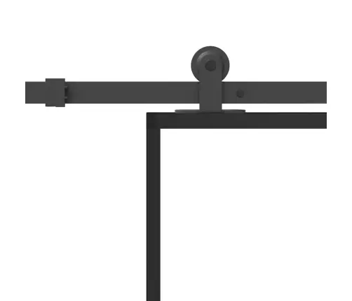 Bīdāmās Durvis Ar Stiprinājumiem, Stikls, Alumīnijs, 76X205 Cm Vidaxl