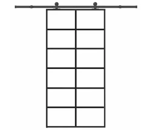 Stumdomos Durys Su Įrangos Rinkiniu, 102X205cm Esg/Aliuminis