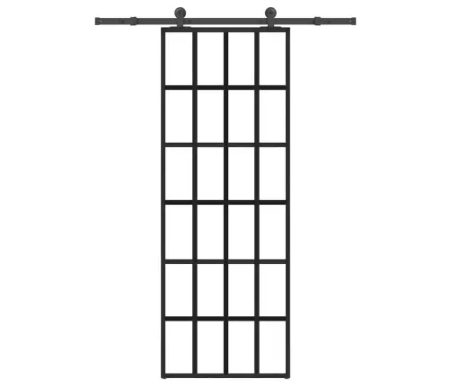 Stumdomos Durys Su Įrangos Rinkiniu, 76X205cm Esg Ir Aliuminis