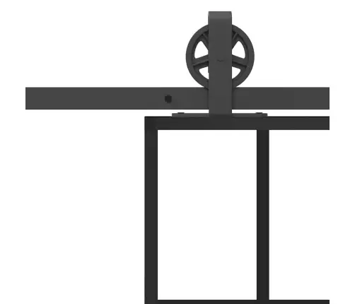Stumdomos Durys Su Įrangos Rinkiniu, 76X205cm Esg Ir Aliuminis