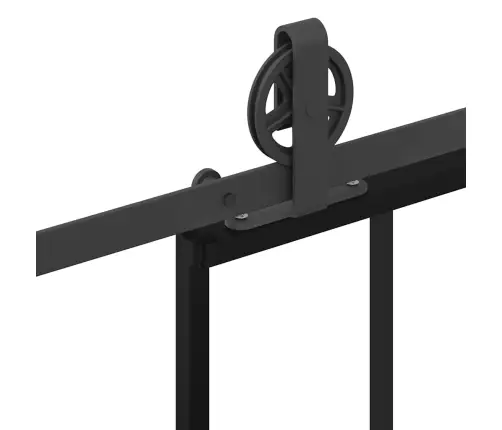 Bīdāmās Durvis Ar Stiprinājumiem, Stikls, Alumīnijs, 76X205 Cm Vidaxl