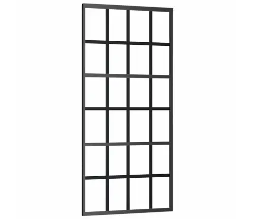 Bīdāmās Durvis Ar Stiprinājumiem, Stikls, Alumīnijs, 90X205 Cm Vidaxl