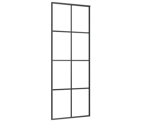 Bīdāmās Durvis Ar Stiprinājumiem, Stikls, Alumīnijs, 76X205 Cm Vidaxl