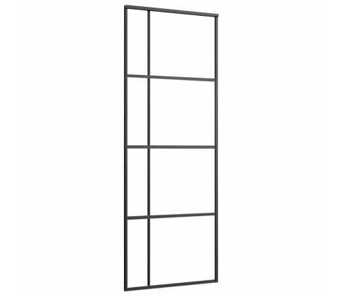Bīdāmās Durvis Ar Stiprinājumiem, Stikls, Alumīnijs, 76X205 Cm Vidaxl