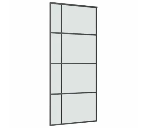 Bīdāmās Durvis Ar Stiprinājumiem, Stikls, Alumīnijs, 90X205 Cm Vidaxl