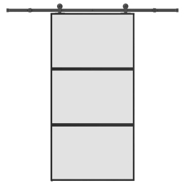 Lükanduks Riistvara Komplektiga 102,5X205 Cm Karastatud Klaas