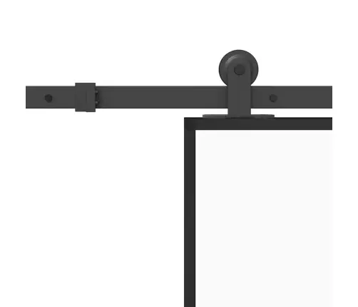 Lükanduks Koos Riistvara Komplektiga 76X205 Cm Karastatud Klaas