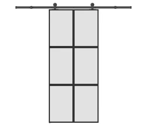 Lükanduks Riistvara Komplektiga 90X205 Cm Karastatud Klaas