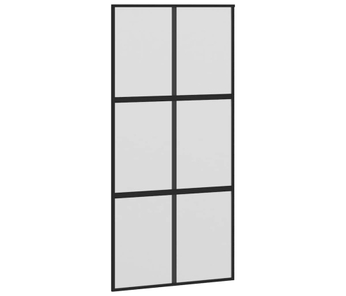 Bīdāmās Durvis Aparatūras Komplektu 102,5X205 Cm Rūdīts Stikls Vidaxl