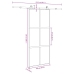 Bīdāmās Durvis Ar Aparatūras Komplektu 90X205 Cm Rūdīts Stikls Vidaxl