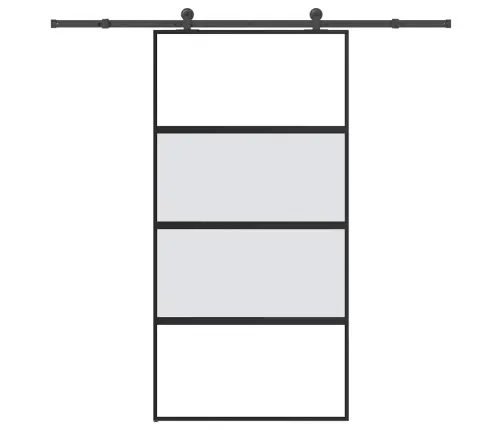 Lükanduks Riistvara Komplektiga 102,5X205 Cm Karastatud Klaas