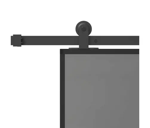 Bīdāmās Durvis Aparatūras Komplektu Rūdīts Stikls Un Alumīnijs Vidaxl