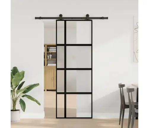 Lükanduks Koos Riistvara Komplektiga 76X205 Cm Karastatud Klaas