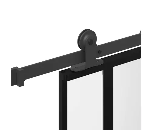 Lükanduks Koos Riistvara Komplektiga 76X205 Cm Karastatud Klaas