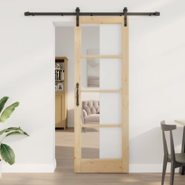 Libisev Uks Orkdal Pruun 73.5 X 211 Cm Männipuit