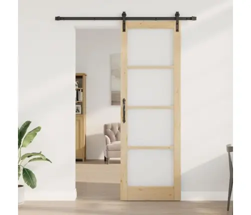 Slankios Durys Orkdal Natūrali Ir Juoda 78 X 232 Cm