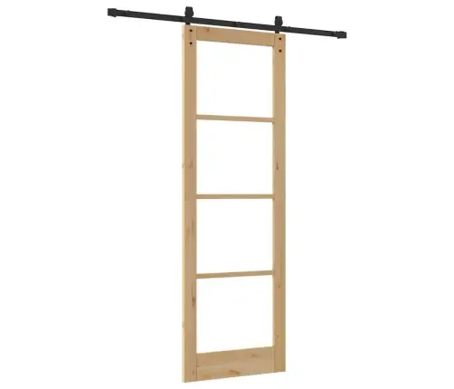 Slankios Durys Orkdal Natūrali Ir Juoda 78 X 232 Cm