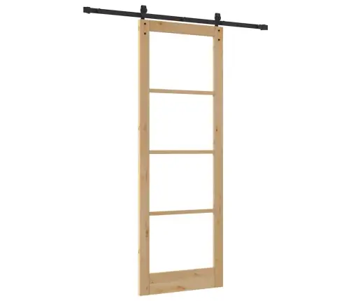 Slankios Durys Orkdal Natūrali Ir Juoda 83 X 232 Cm