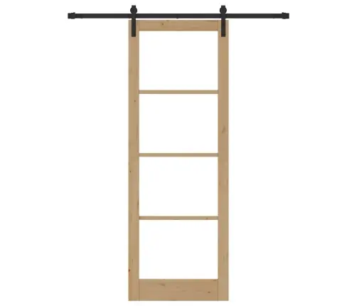 Slankios Durys Orkdal Natūrali Ir Juoda 83 X 232 Cm