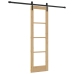 Slīdošās Durvis Orkdal Brūna 61 X 198.5 Cm Priedes Masīvkoks Vidaxl