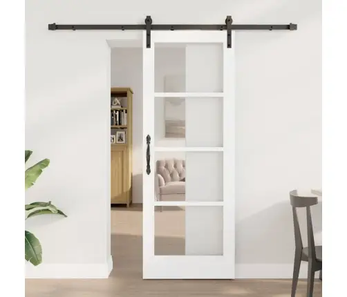 Slīdošās Durvis Orkdal Balts 73.5 X 198.5 Cm Priedes Masīvkoks Vidaxl