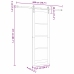 Slīdošās Durvis Orkdal Brūna 73.5 X 211 Cm Priedes Masīvkoks Vidaxl