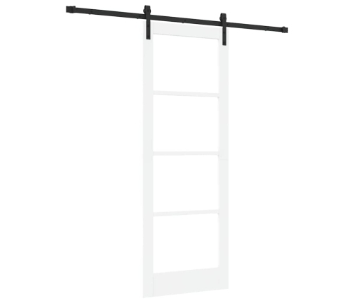 Slīdošās Durvis Orkdal Balts 78 X 211 Cm Priedes Masīvkoks Vidaxl